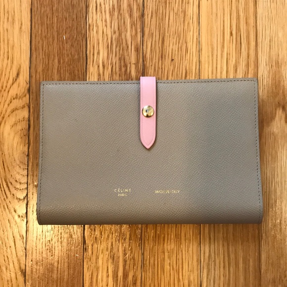 celine multifunction strap wallet